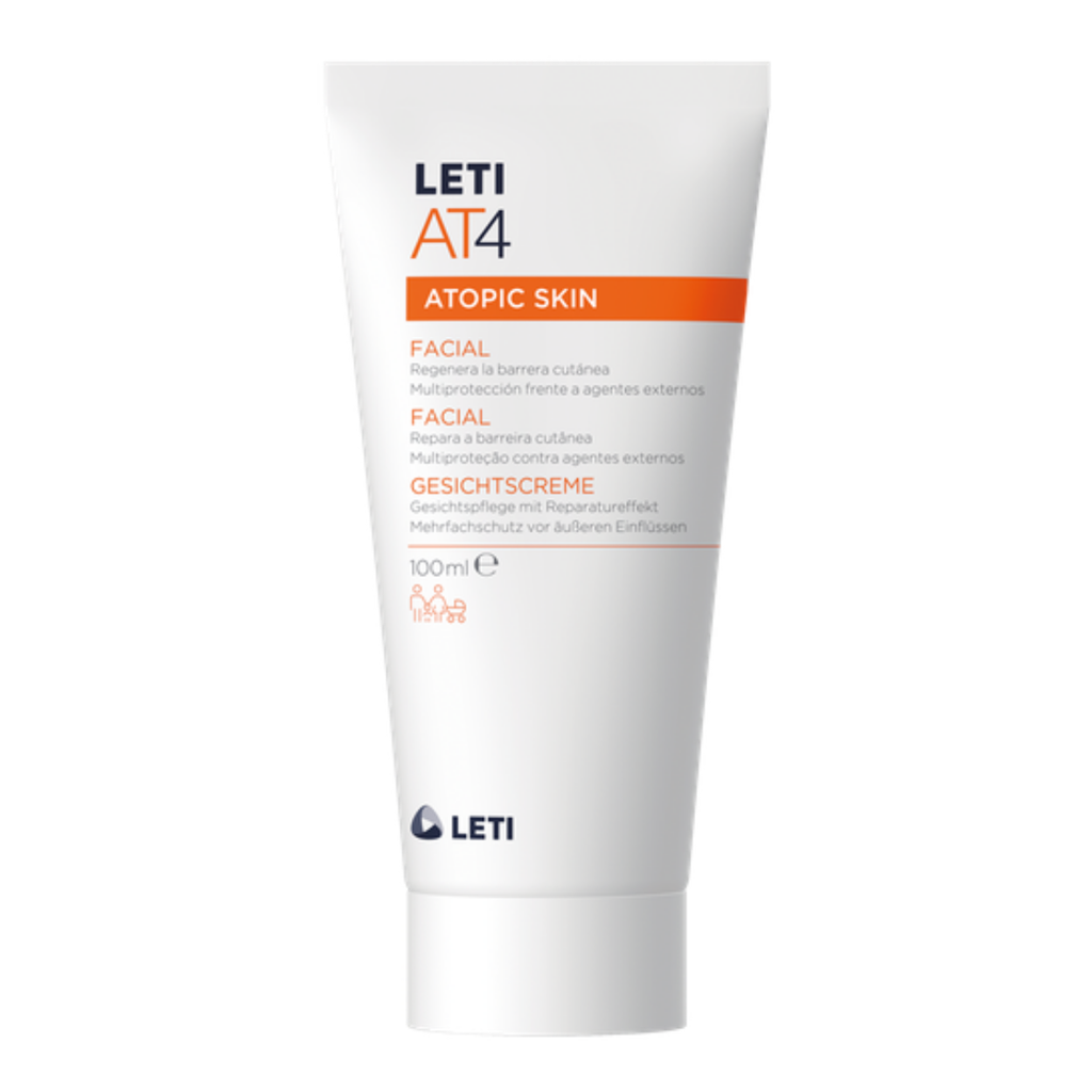 LETI AT4 50 ML CREMA EMOLIENTE FACIAL PIEL ATOPICA Y SECA LETI