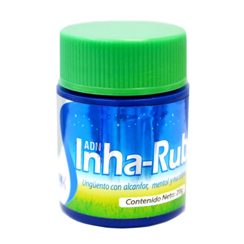 ALCANFOR MENTOL EUCALIPTO UNGÜENTO TARRO C/45 G INHA-RUB LAB ADN