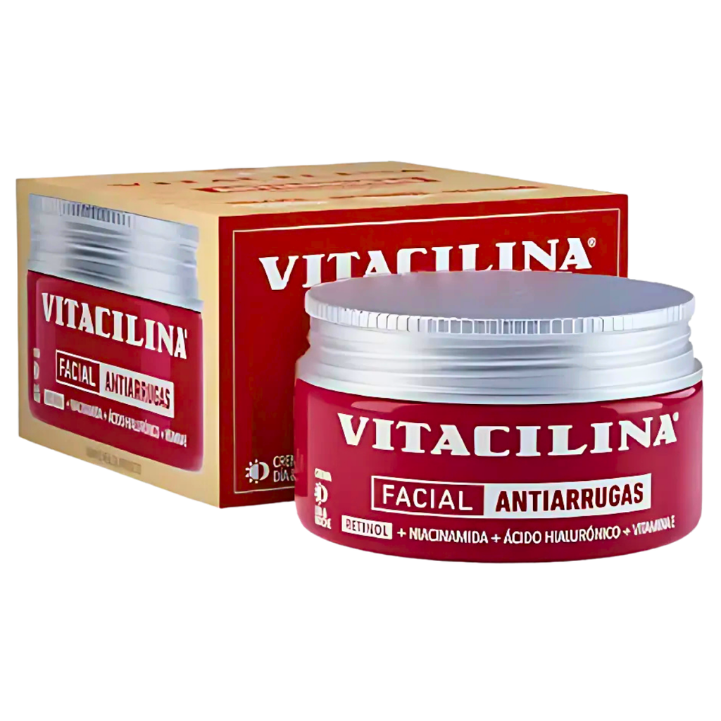 VITACILINA FACIAL ANTIARRUGAS C/100 G RETINOL NIACINAMIDA AC HIALURONICO VITAMINA E LAB KSK