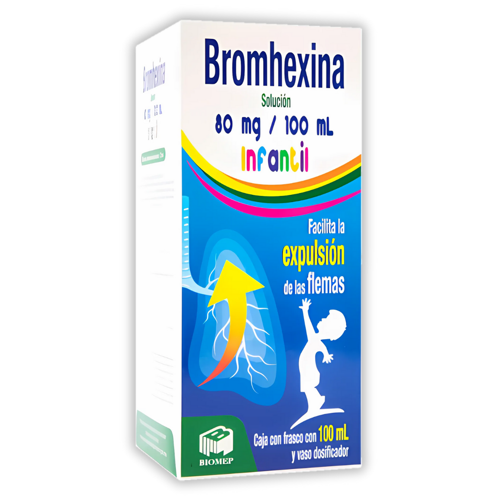 BROMHEXINA INFANTIL SOL ORAL 80 MG/100 ML FCO C/100 ML LAB BIOMEP