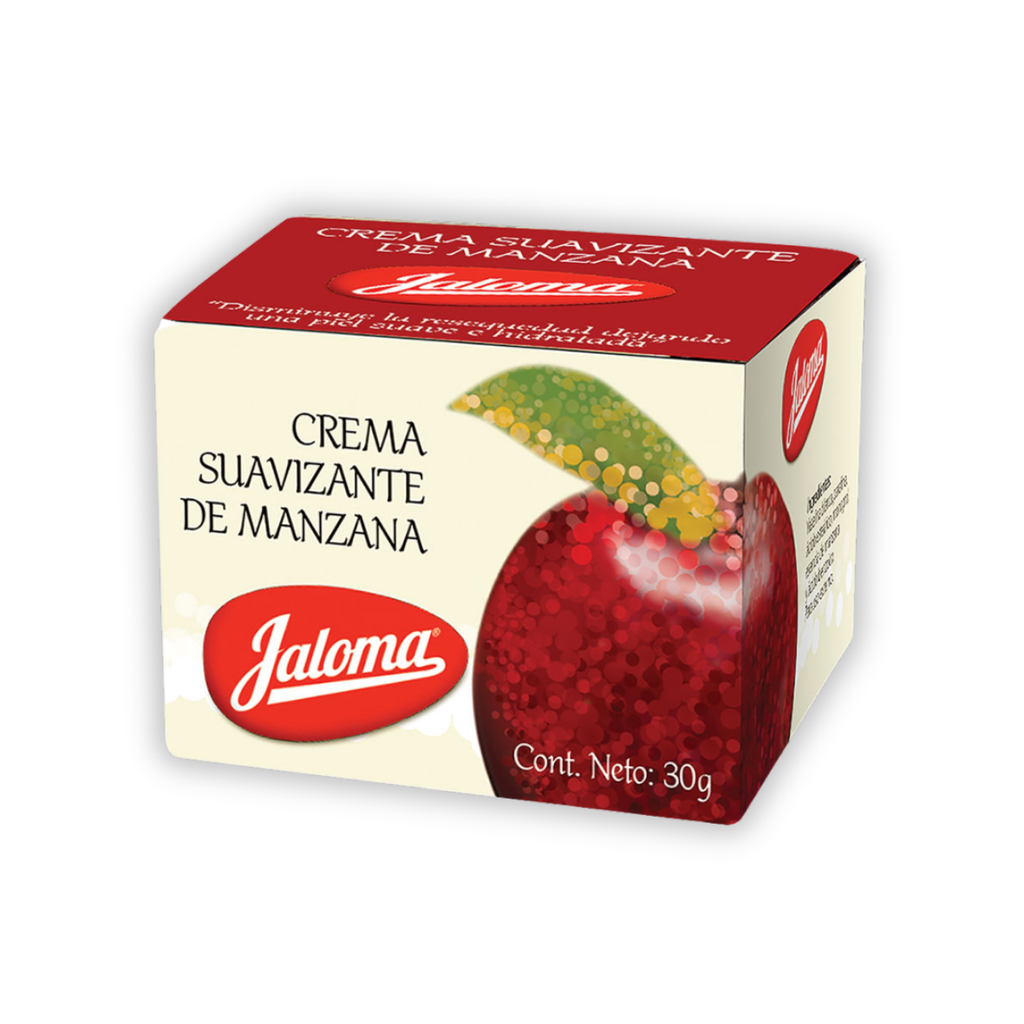 CREMA SUAVIZANTE DE MANZANA C/30 G PIEL EXTRASECA LAB JALOMA