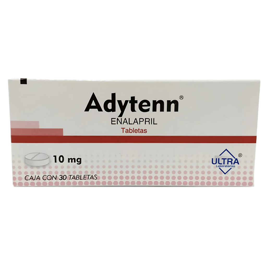 ENALAPRIL 10 MG C/30 TAB ADYTENN LAB ULTRA
