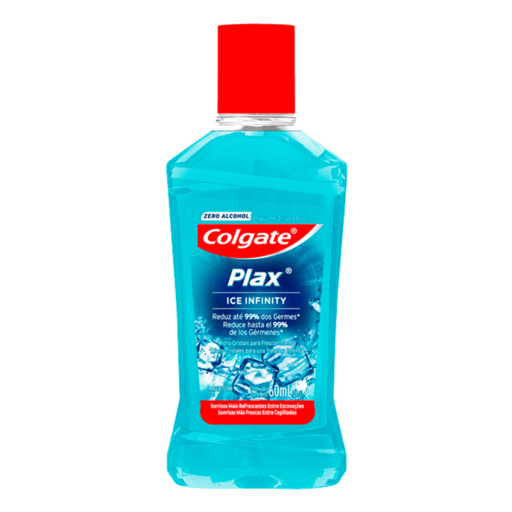 ENJUAGUE BUCAL 60 ML PLAX ICE INFINITY COLGATE
