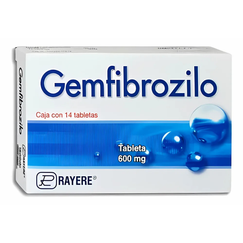 GEMFIBROZILO 600 MG C/14 TAB LAB RAYERE