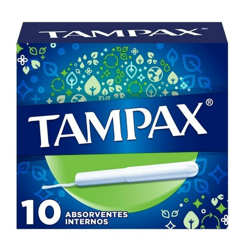 TAMPAX SUPER FLUJO ABUNDANTE C/10 PZAS TAMPON CON APLICADOR P&G