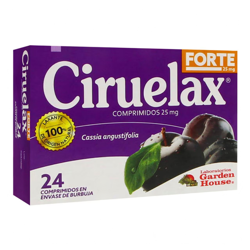 CIRUELAX FORTE 25 MG C/24 COMPRIMIDOS CASSIA ANGUSTIFOLIA LAB MEGALABS