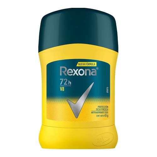 ANTITRANSPIRANTE EN BARRA REXONA MEN V8 72 H C/45 G UNILEVER