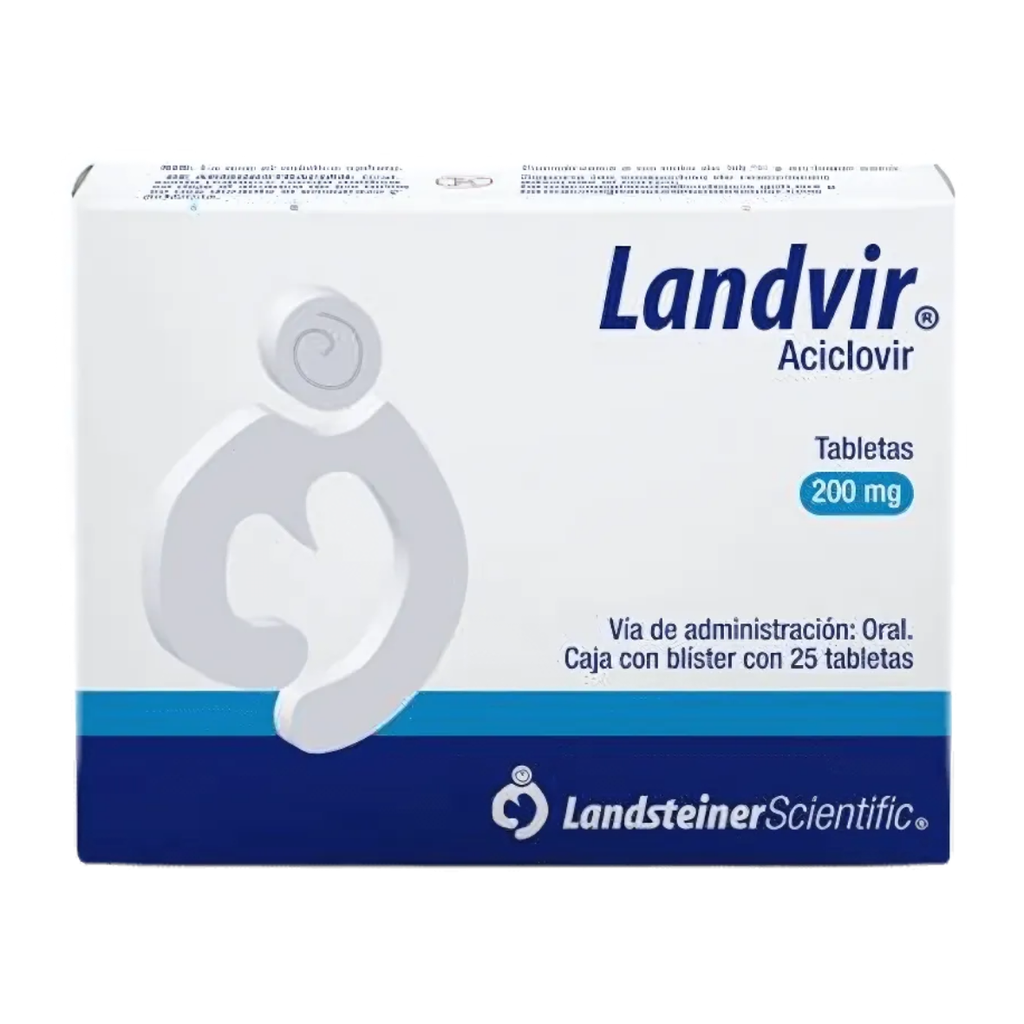 ACICLOVIR 200 MG C/25 TAB LANDVIR LAB LANDSTEINER
