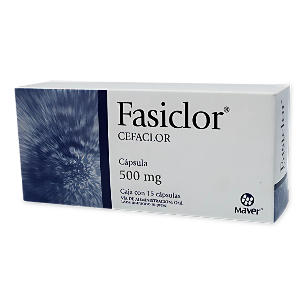 CEFACLOR 500 MG C/15 CAP FASICLOR LAB MAVER