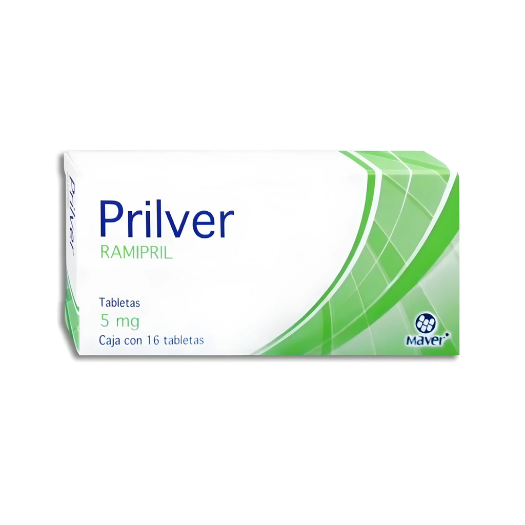 RAMIPRIL 5 MG C/16 TAB PRILVER LAB MAVER
