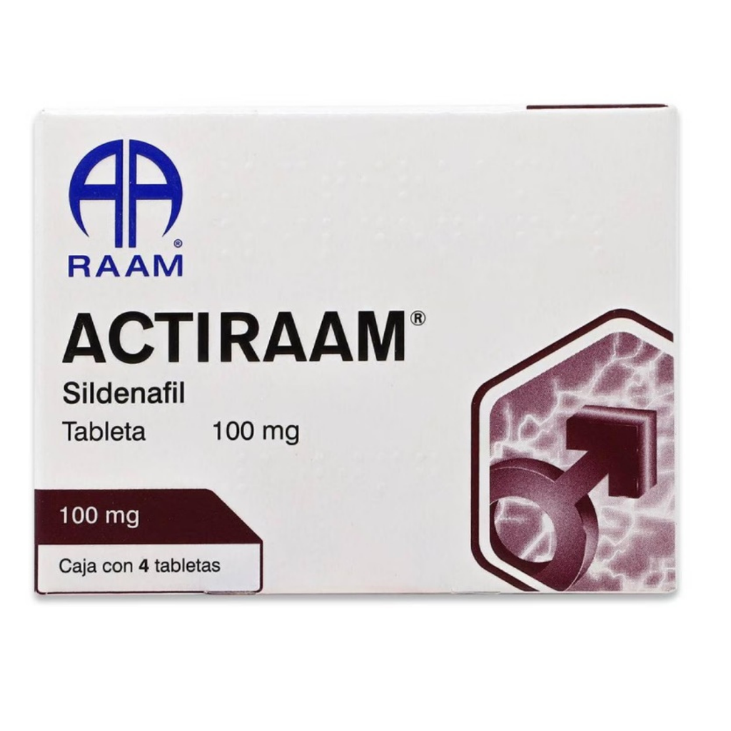 SILDENAFIL 100 MG C/10 TAB ACTIRAAM LAB RAAM