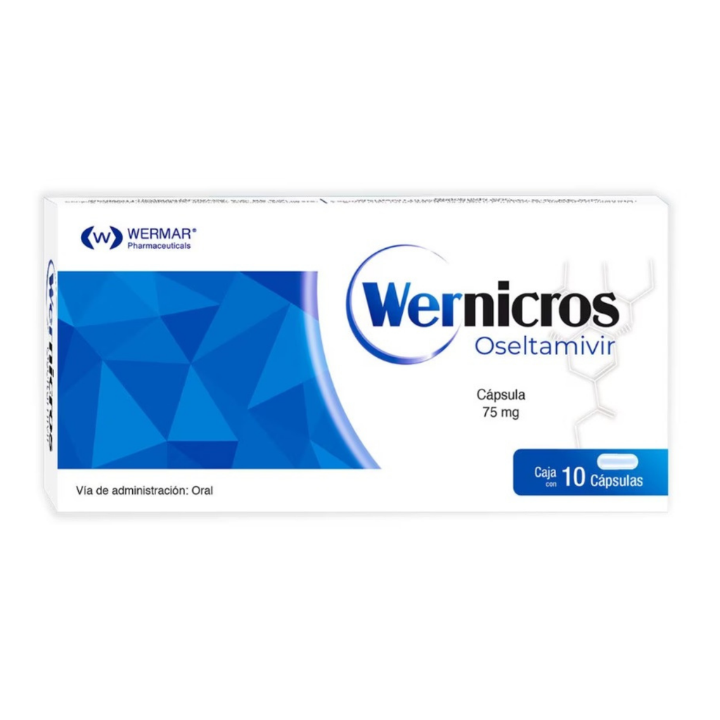 OSELTAMIVIR 75 MG C/10 CAP WERNICROS LAB WERMAR