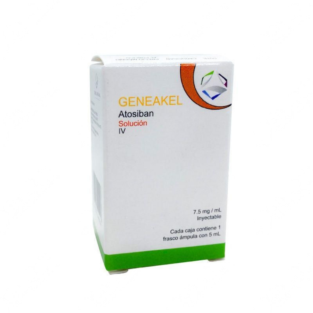 GENEAKEL SOL INY 7.5 MG/ML C/5 ML ATOSIBAN (37.5 MG) LAB DANKEL MEDICAL (RF)