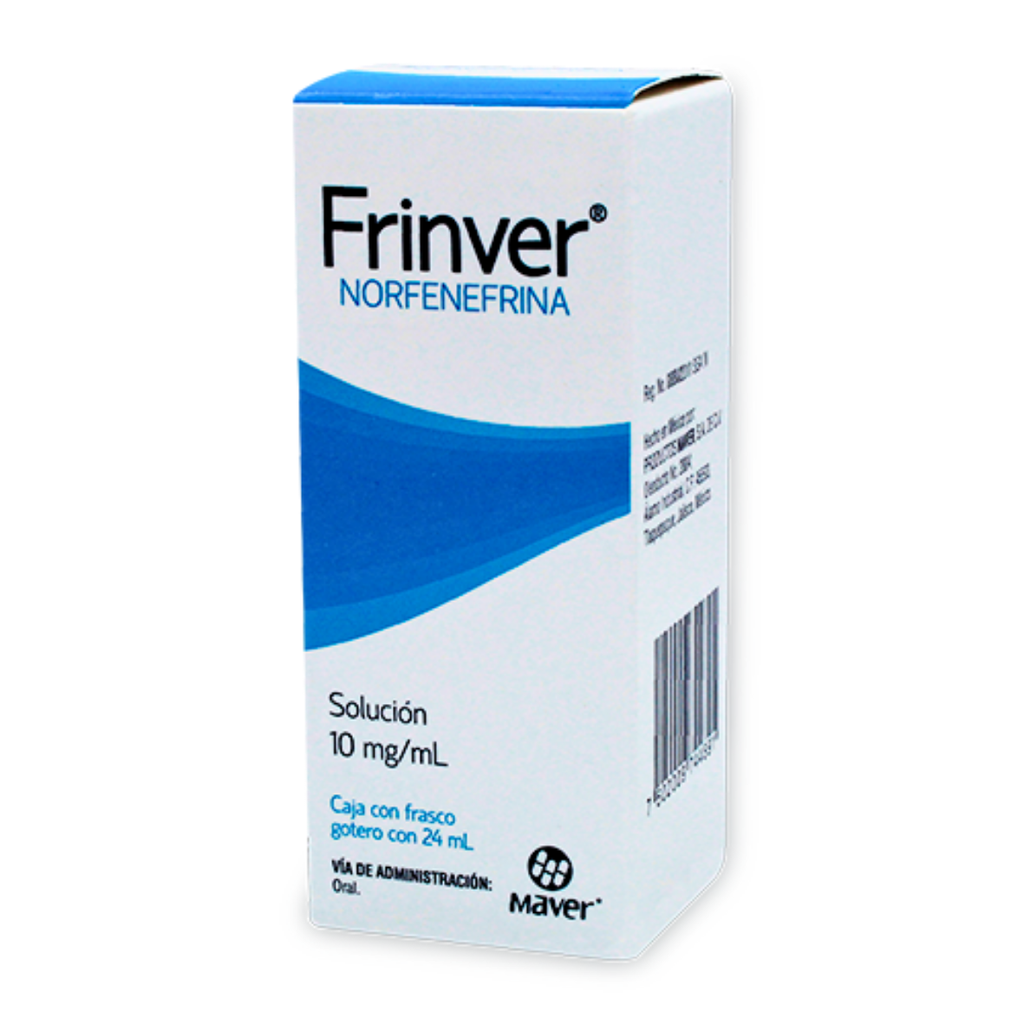 NORFENEFRINA SOL ORAL 10 MG/ML FCO C/24 ML FRINVER LAB MAVER