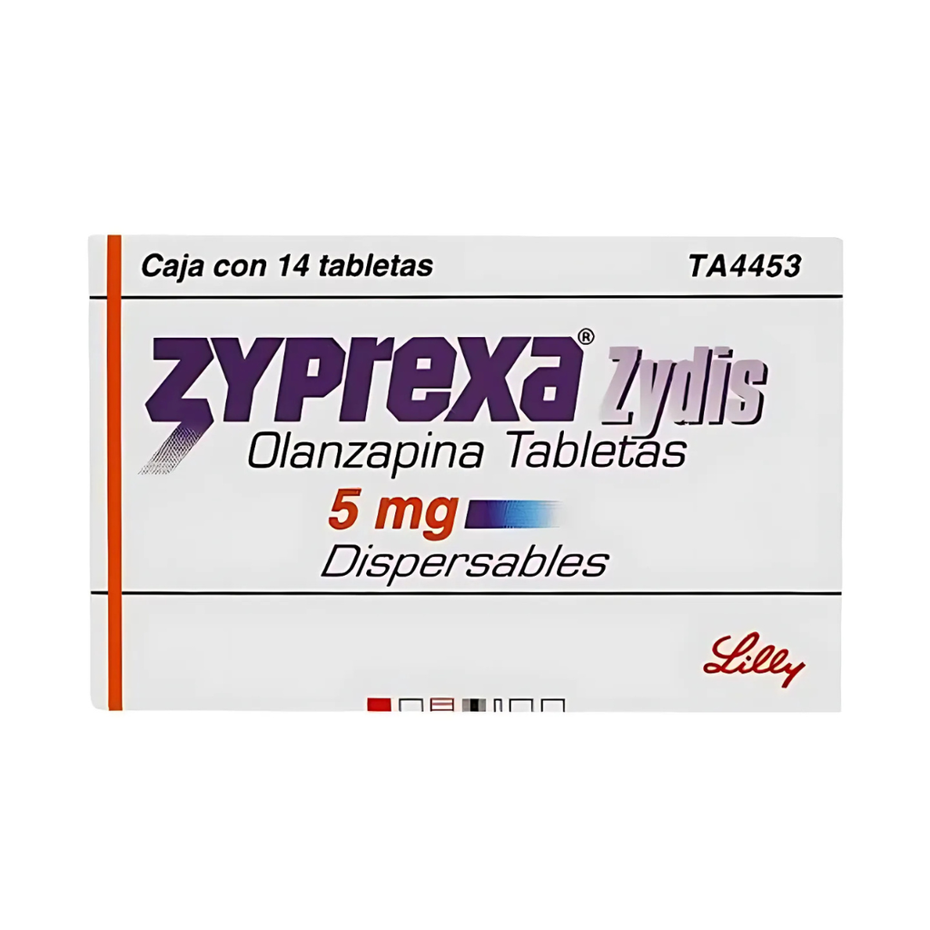ZYPREXA ZYDIS 5 MG C/14 TAB DISPERSABLES OLANZAPINA TAB LAB LILLY
