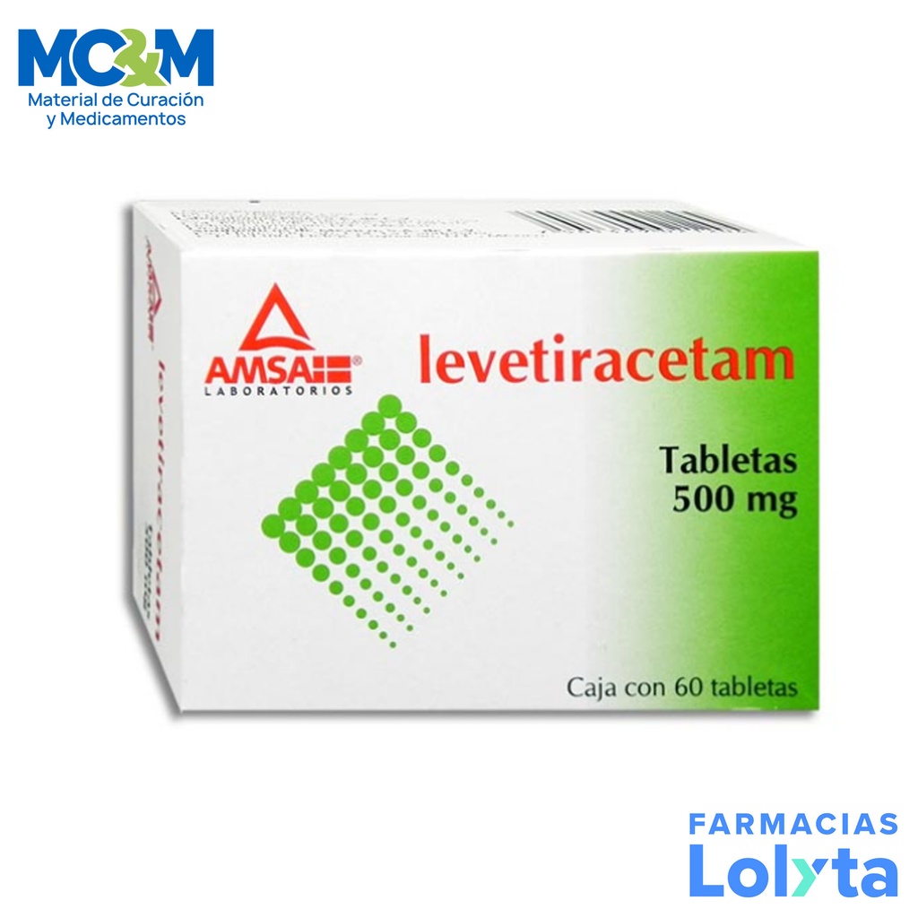 LEVETIRACETAM 500 MG C/60 TAB LAB AMSA