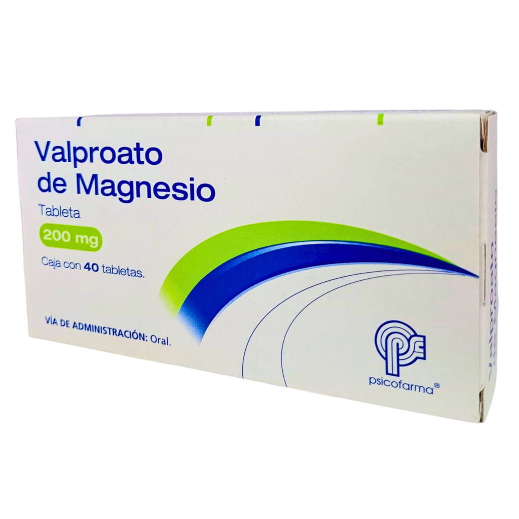 VALPROATO DE MAGNESIO 200 MG C/40 TAB LAB PSICOFARMA