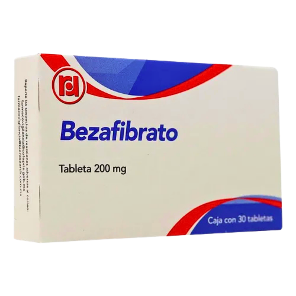 BEZAFIBRATO 200 MG C/30 TAB LAB RANDALL