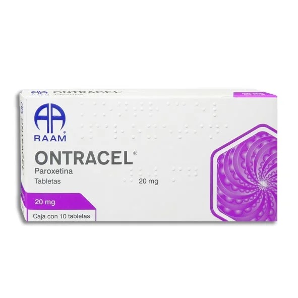 PAROXETINA 20 MG C/10 TAB ONTRACEL LAB RAAM