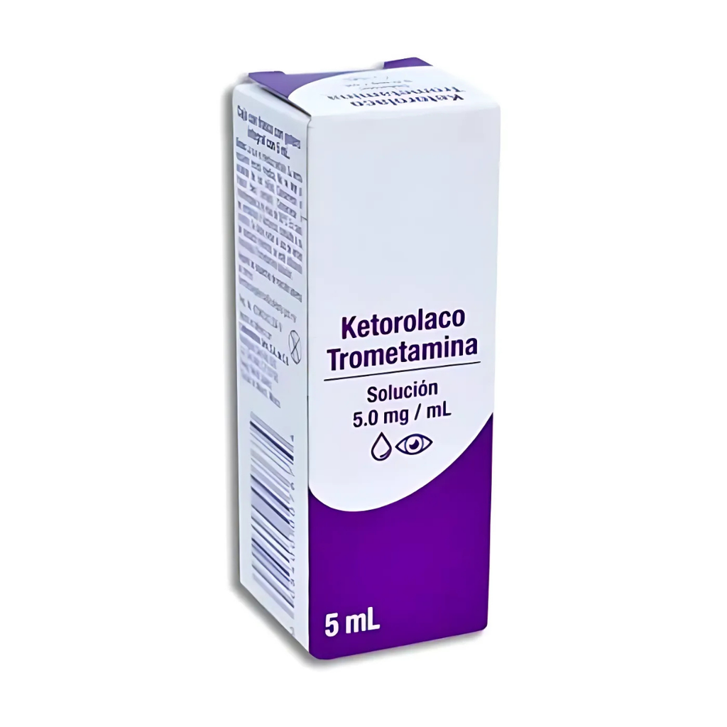 KETOROLACO TROMETAMINA SOL OFTALMICA 5 MG/ML FCO C/5 ML LAB GRIN
