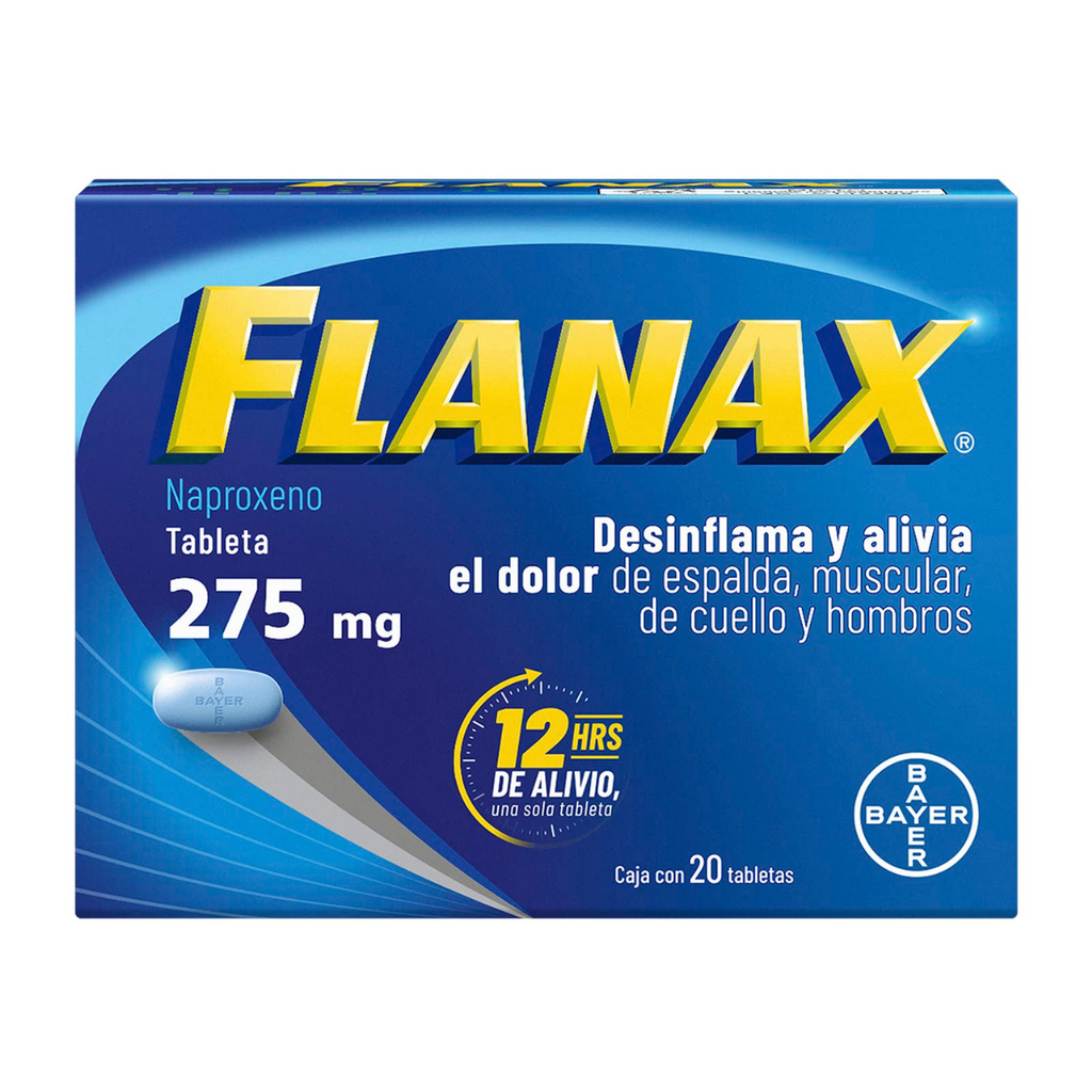 FLANAX 275 MG C/20 TAB NAPROXENO LAB BAYER