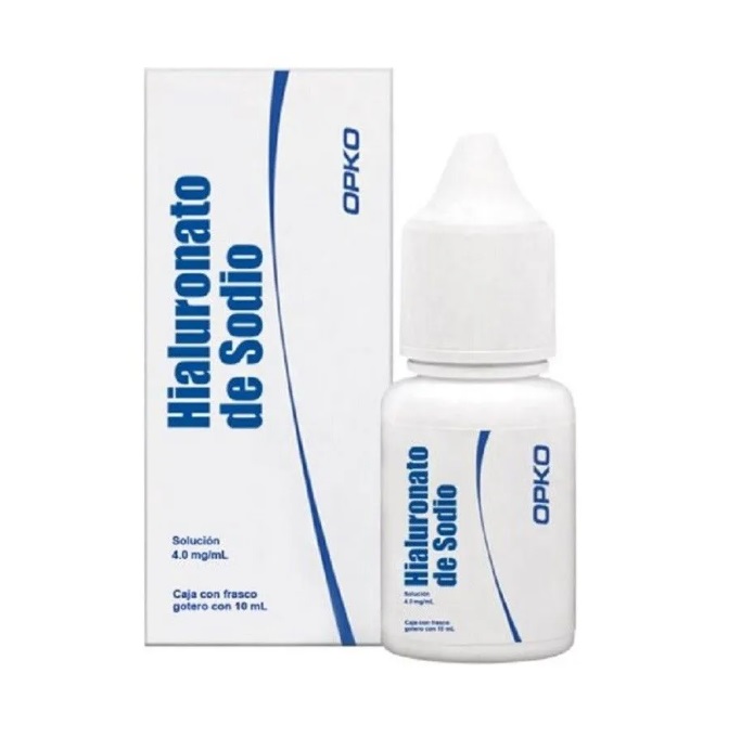 HIALURONATO DE SODIO SOL OFTALMICA 4 MG/ML C/10 ML LAB EXAKTA