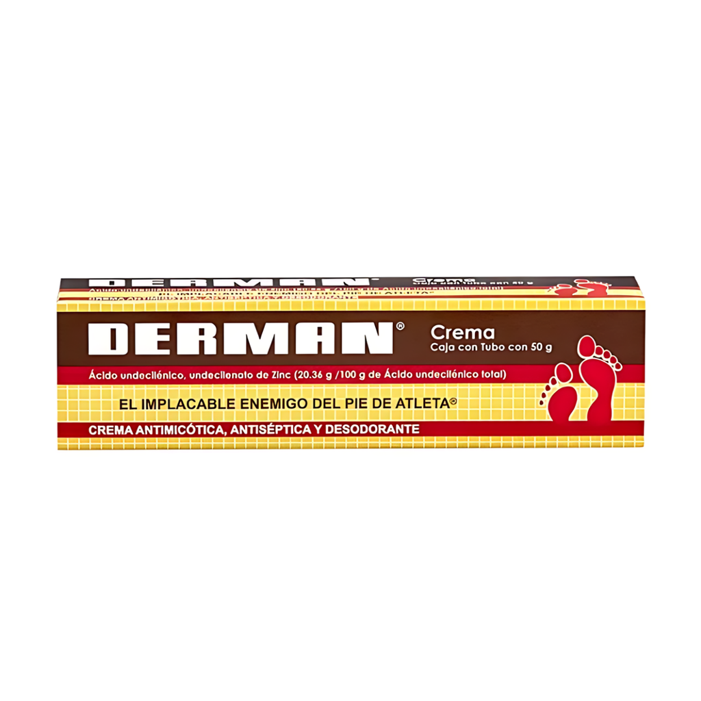 DERMAN CREMA 20.36 G/100 G TUBO C/25 G ACIDO UNDECILENICO LAB KSK