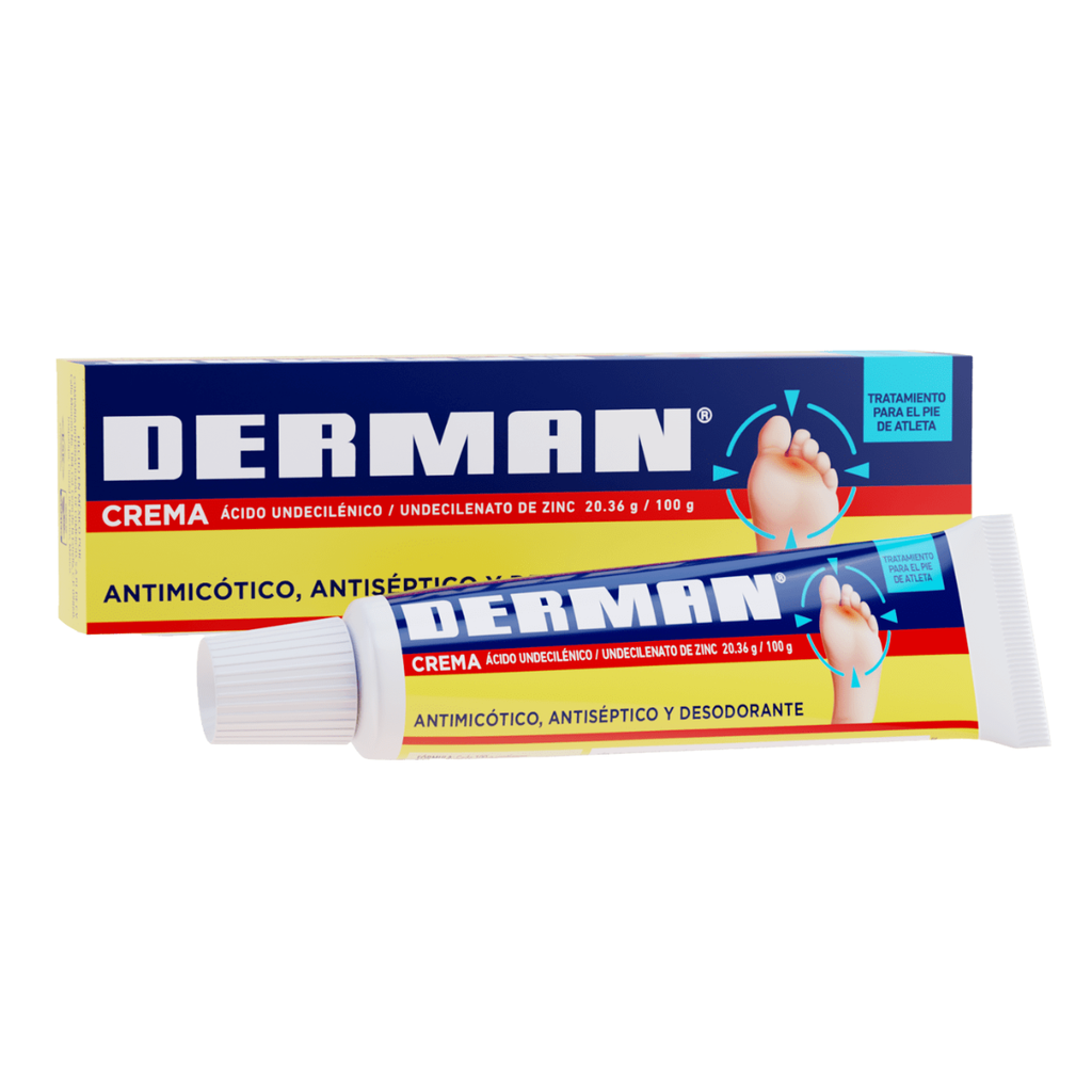 DERMAN CREMA 20.36 G/100 G TUBO C/25 G ACIDO UNDECILENICO LAB KSK