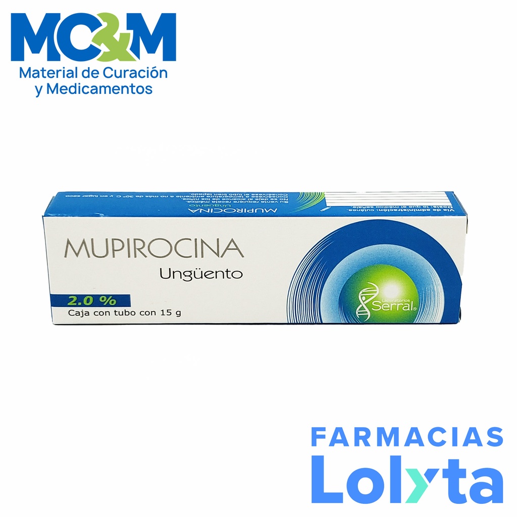 MUPIROCINA 2 G UNGUENTO C/15 G LAB SERRAL