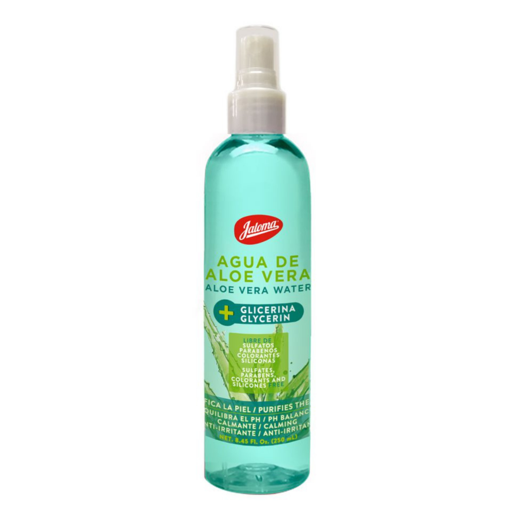 AGUA DE ALOE VERA CON GLICERINA 250 ML TONICO FACIAL LAB JALOMA
