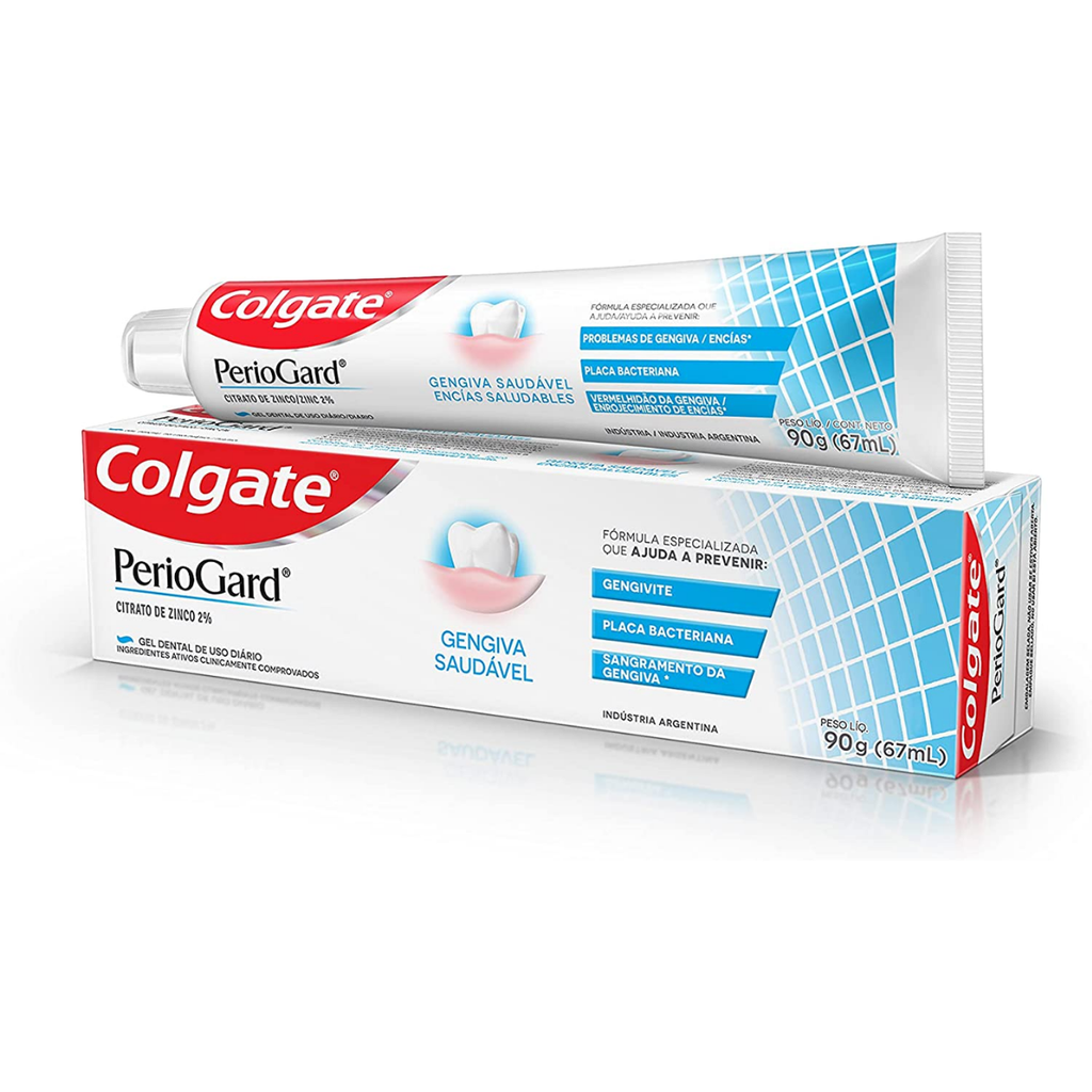 GEL DENTAL USO DIARIO 90 G (67 ML) CITRATO DE ZINC 2% PERIOGARD COLGATE
