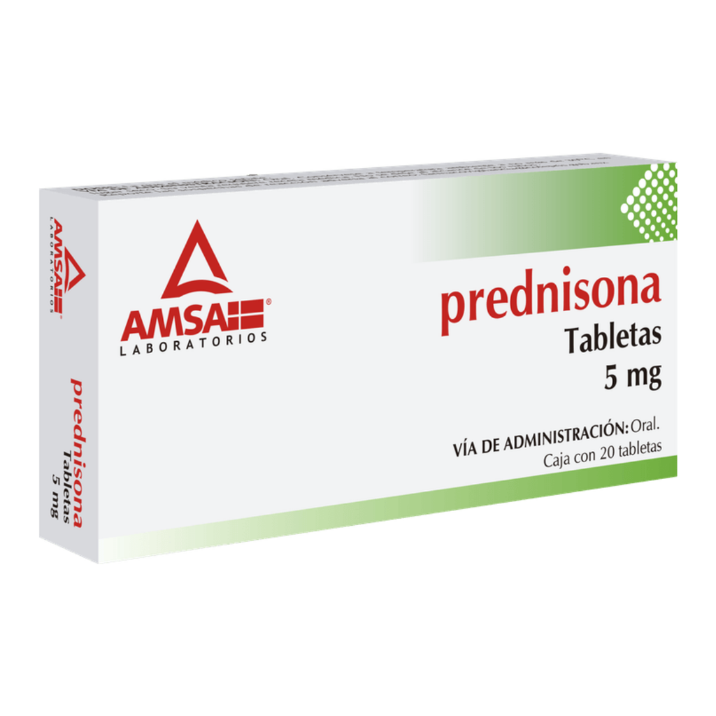 PREDNISONA 5 MG C/20 TAB LAB AMSA