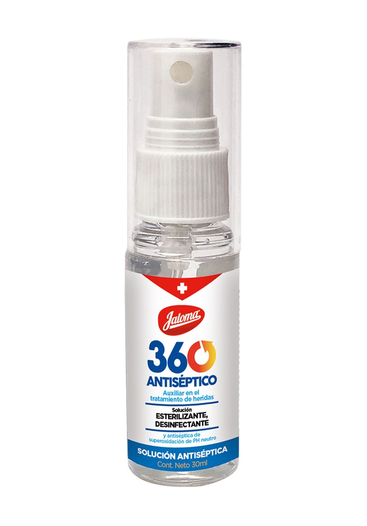 360 ANTISEPTICO SOL 30 ML ESTERILIZANTE DESINFECTANTE JALOMA