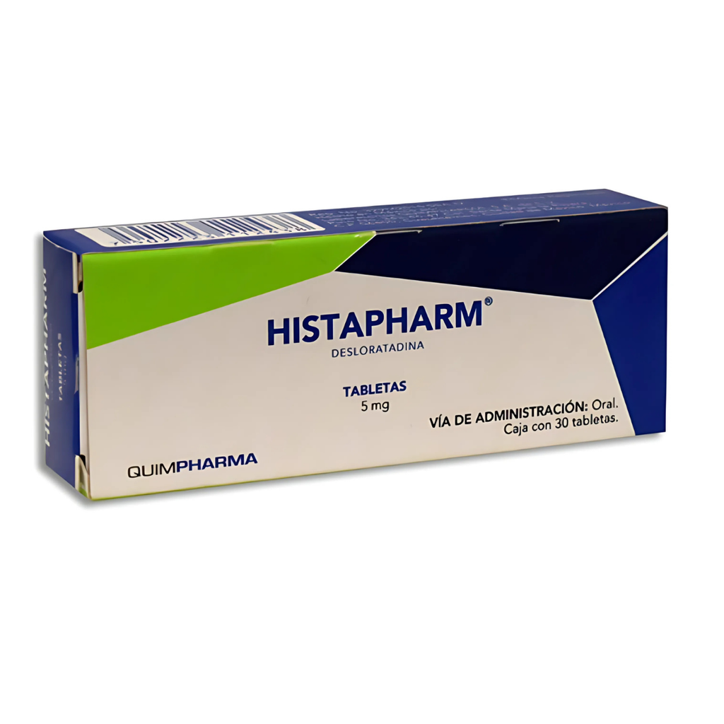 DESLORATADINA 5 MG C/30 TABLETAS HISTAPHARM LAB QUIMPHARMA