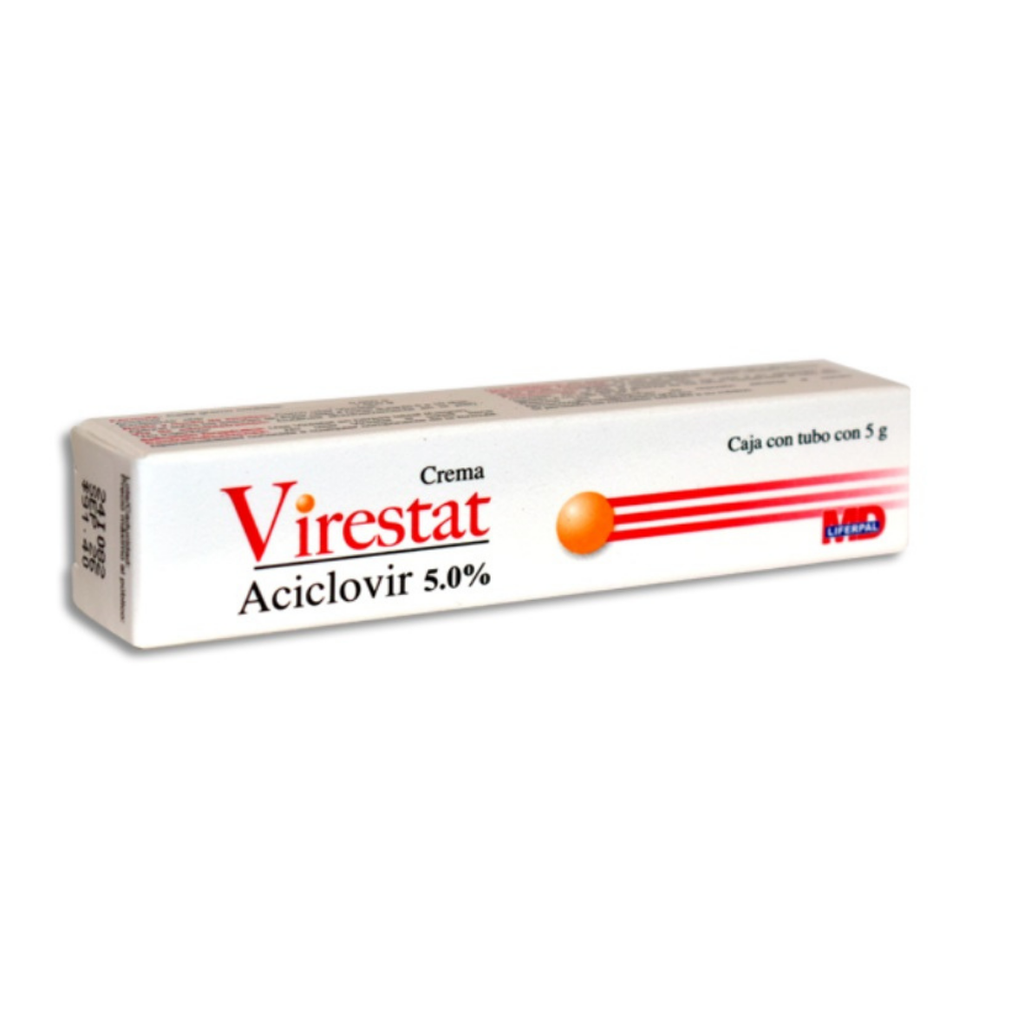 ACICLOVIR CREMA 5% TUBO C/5 G VIRESTAT LAB LIFERPAL