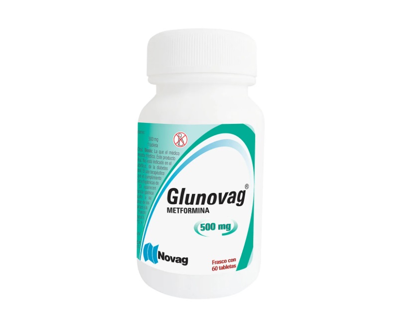 METFORMINA 500 MG C/60 TAB GLUNOVAG LAB NOVAG