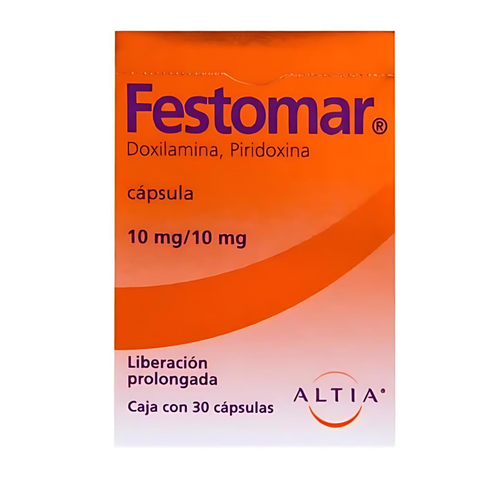 FESTOMAR 10/10 MG C/30 CAP LP DOXILAMINA PIRIDOXINA LAB ALTIA