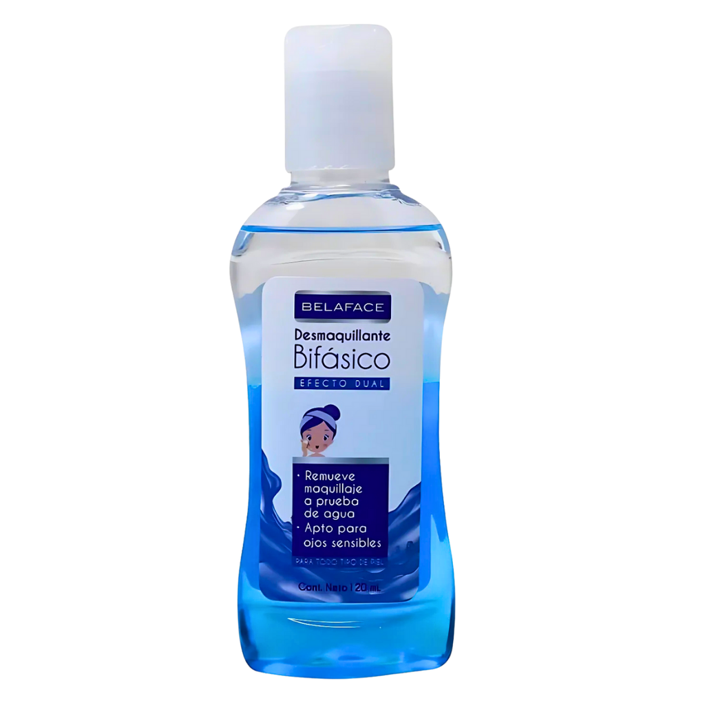 DESMAQUILLANTE BIFASICO 120 ML PARA TODO TIPO DE PIEL BELAFACE
