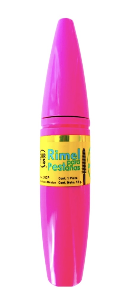 RIMEL PARA PESTAÑAS C/12 G COLOR NEGRO CURTIS