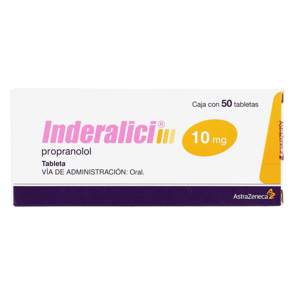 INDERALICI 10 MG C/50 TAB PROPRANOLOL LAB ASTRAZENECA