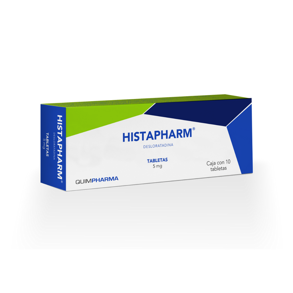 DESLORATADINA 5 MG C/10 TABLETAS HISTAPHARM LAB QUIMPHARMA