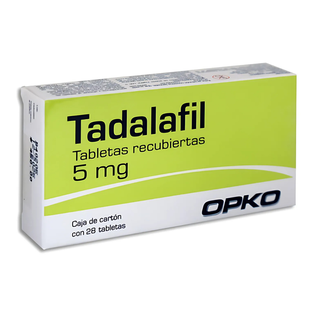 TADALAFIL 5 MG C/28 TAB LAB EXAKTA