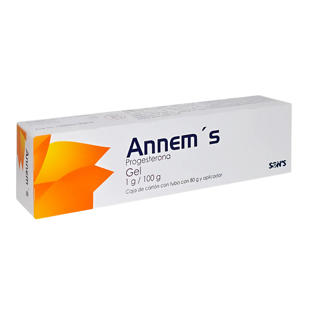 PROGESTERONA GEL 1 G/100 G TUBO C/80 G Y APLICADOR ANNEMS LAB SONS