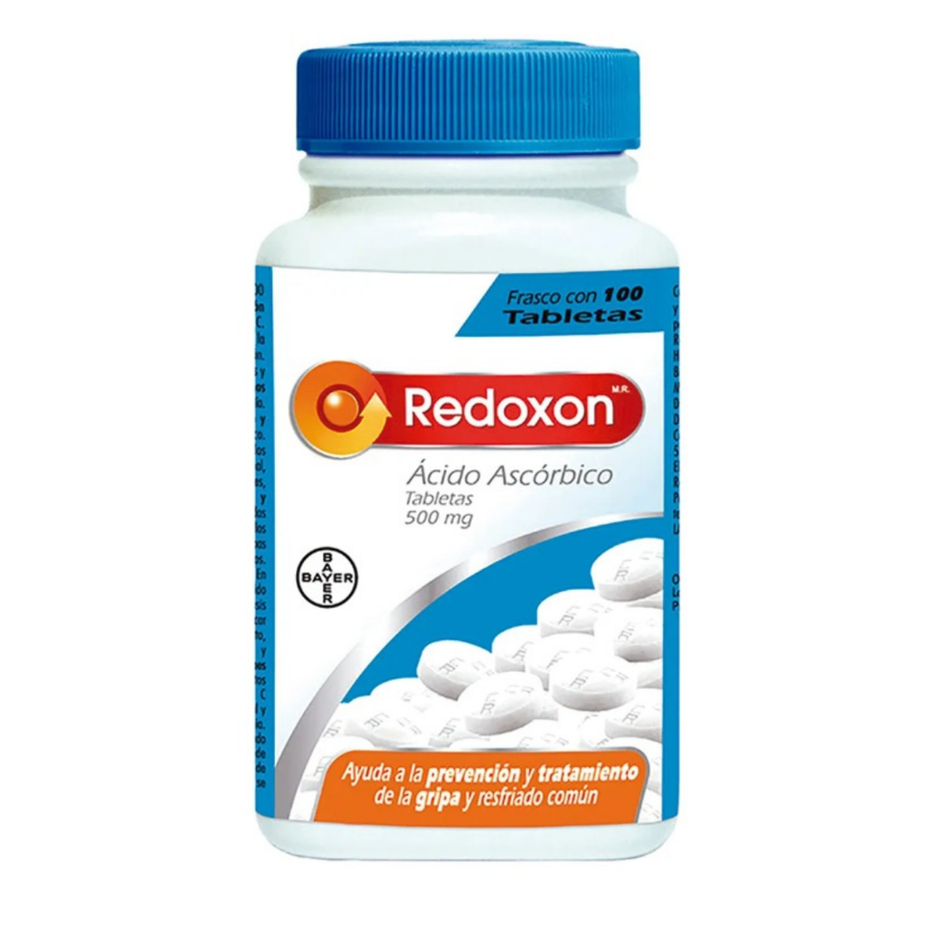 REDOXON 500 MG C/100 TAB ACIDO ASCORBICO LAB BAYER