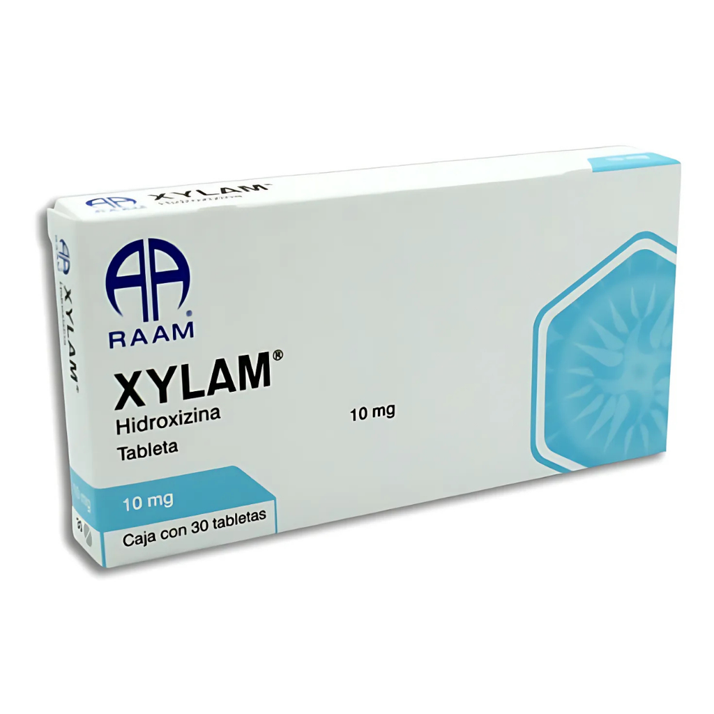 [4510] HIDROXIZINA 10 MG C/30 TAB XYLAM LAB RAAM