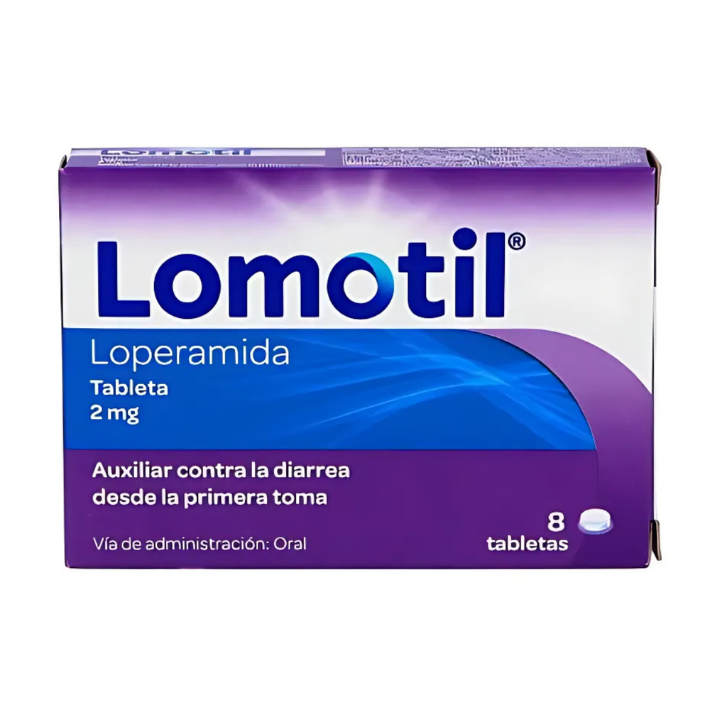 LOMOTIL 2 MG C/8 TAB LOPERAMIDA LAB JANSSEN-CILAG