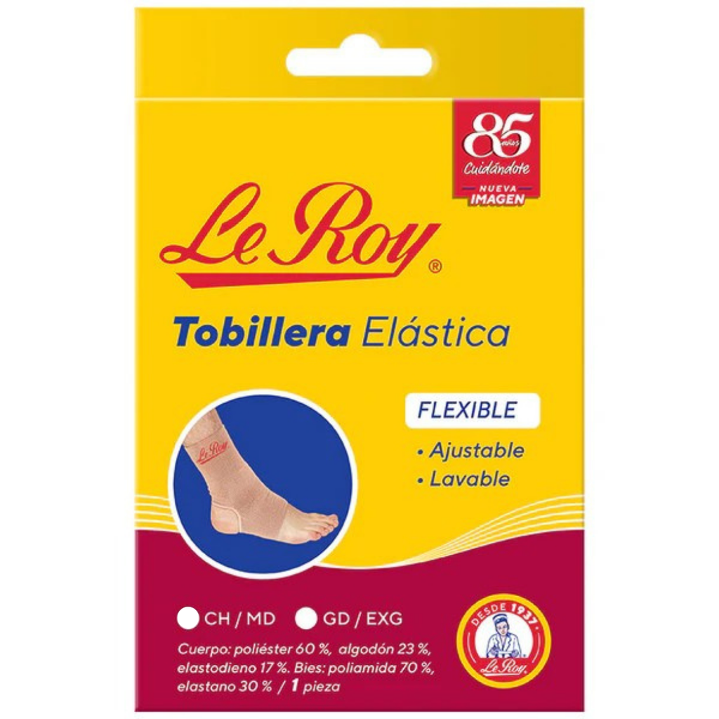 TOBILLERA ELASTICA TALLA GDE/EXG LEROY
