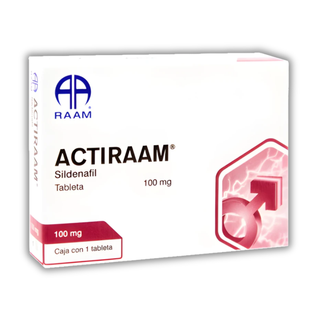 SILDENAFIL 100 MG C/1 TAB ACTIRAAM LAB RAAM