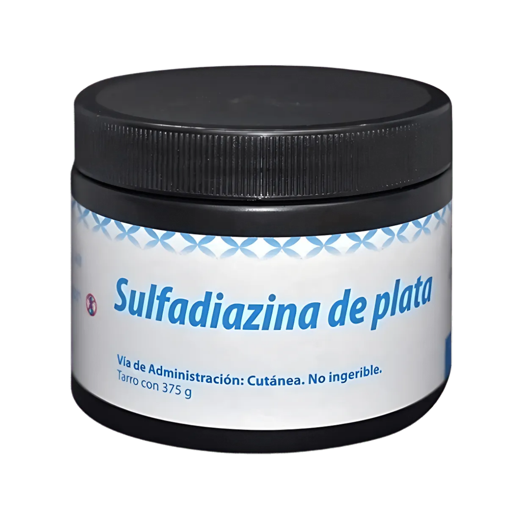 SULFADIAZINA DE PLATA CREMA 1% TARRO C/375 G LAB SCHOEN