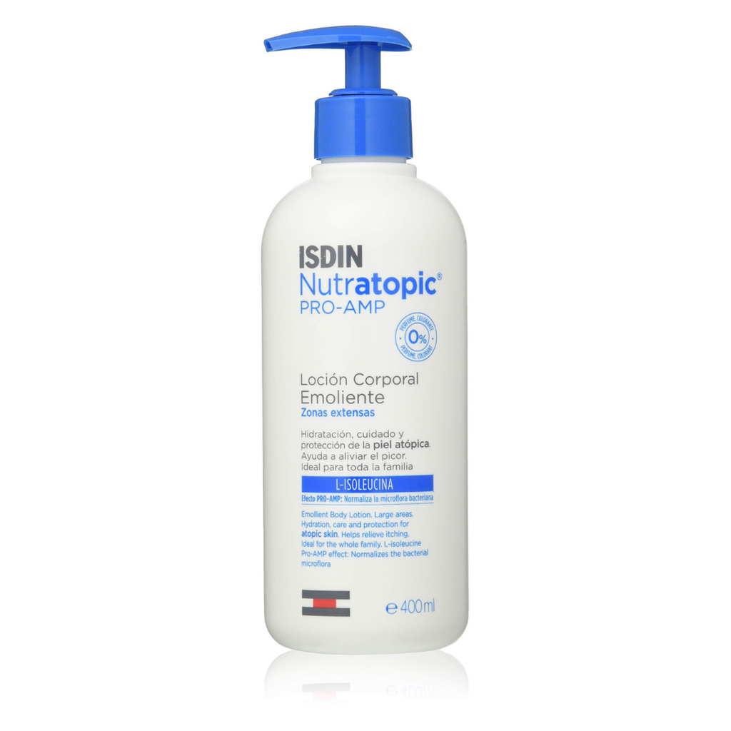 NUTRATOPIC PRO-AMP 400 ML L-ISOLEUCINA LOCION CORPORAL EMOLIENTE LAB ISDIN